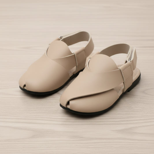 Cream Peshawri Chappal - Matt